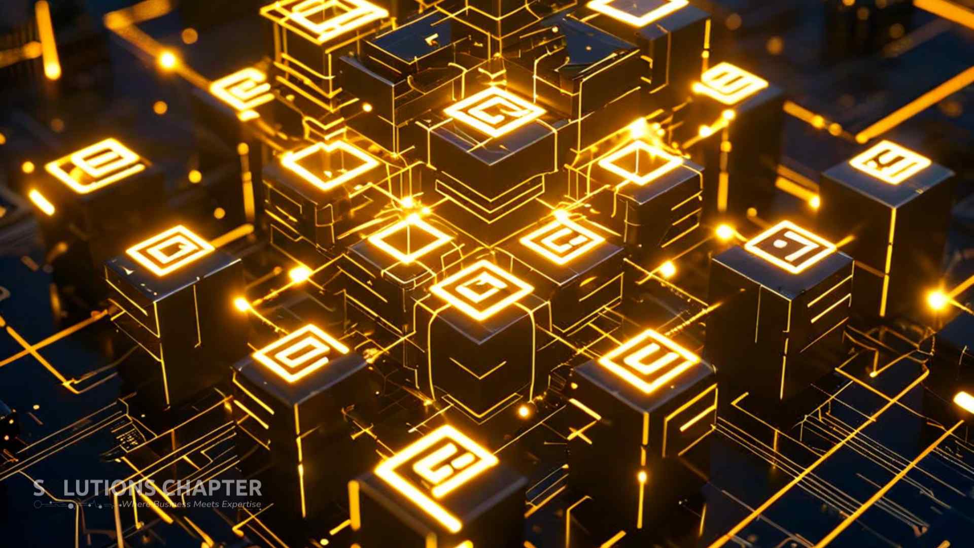 An interior view of an advanced AI engine room with orange neural blueprints assembling into specialized digital tools on an obsidian platform, representing the construction of autonomous agents with AWS Bedrock.