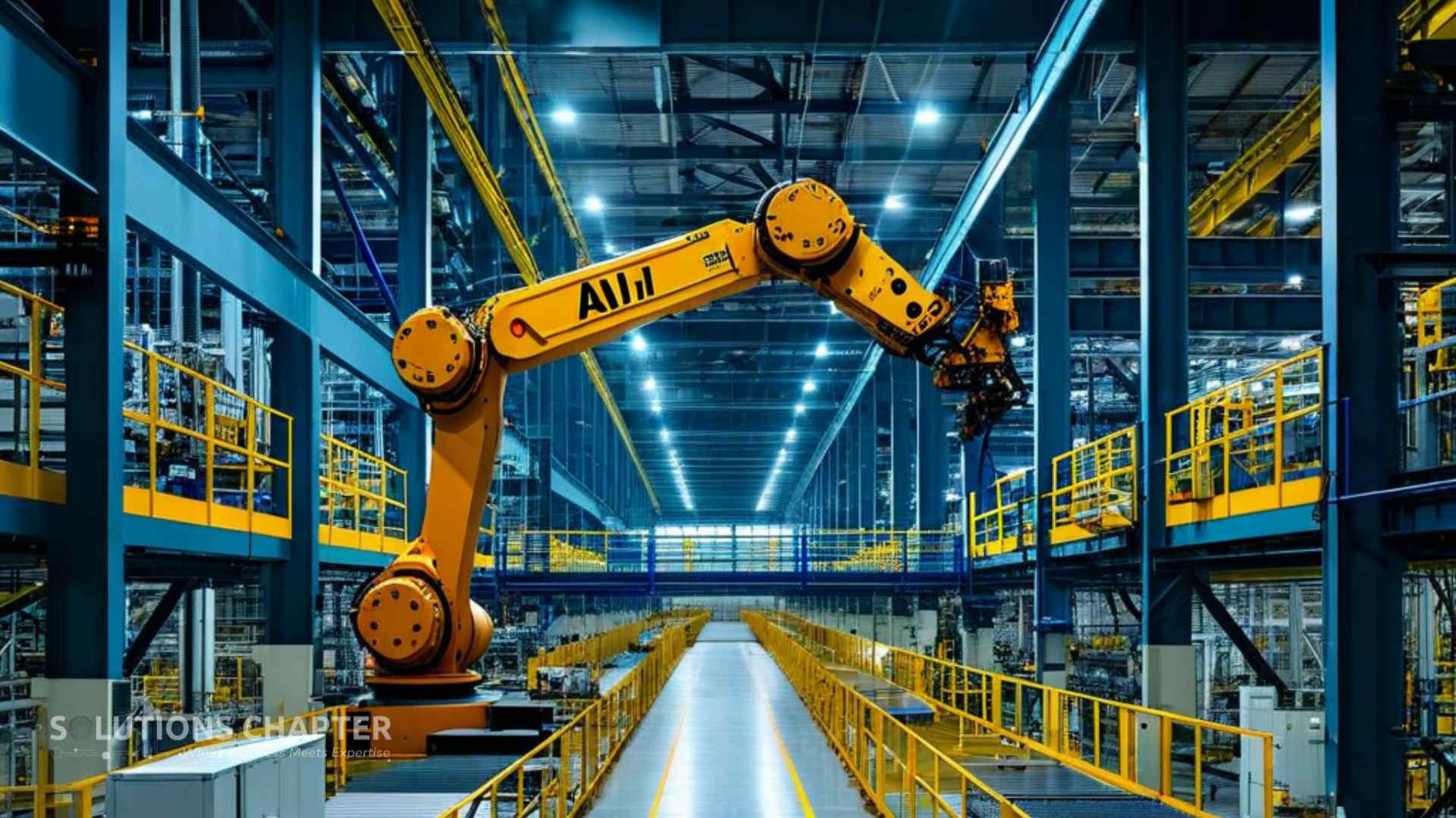 A close-up view of a secure, translucent creation chamber within the AI Foundry, containing a swirling, brilliant spark of raw digital energy that is channeled through specialized conduits to power the main assembly line.